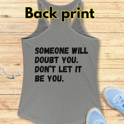 No Doubts Tank Top (BACK PRINT)