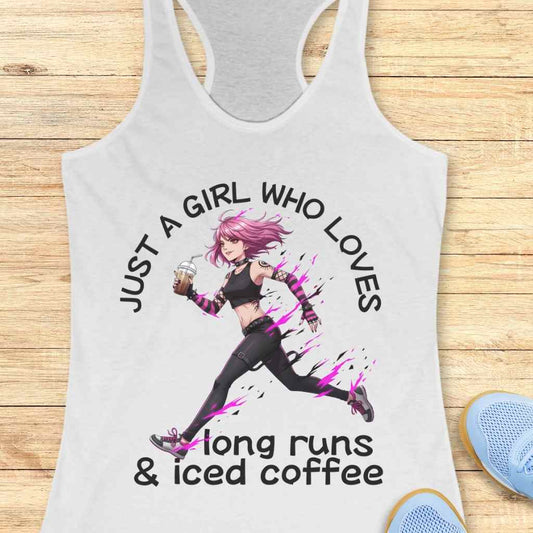 Iced Coffee Girl Tank Top