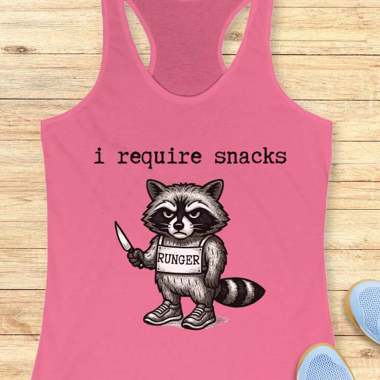 Vintage Require Snacks Tank Top