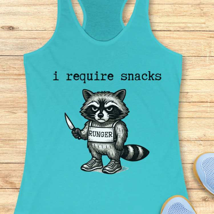 Vintage Require Snacks Tank Top