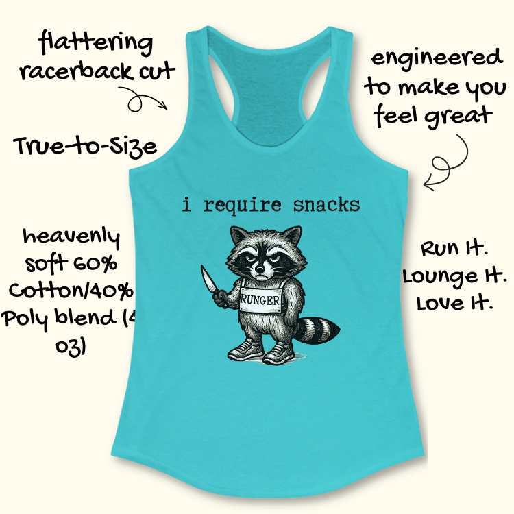 Vintage Require Snacks Tank Top