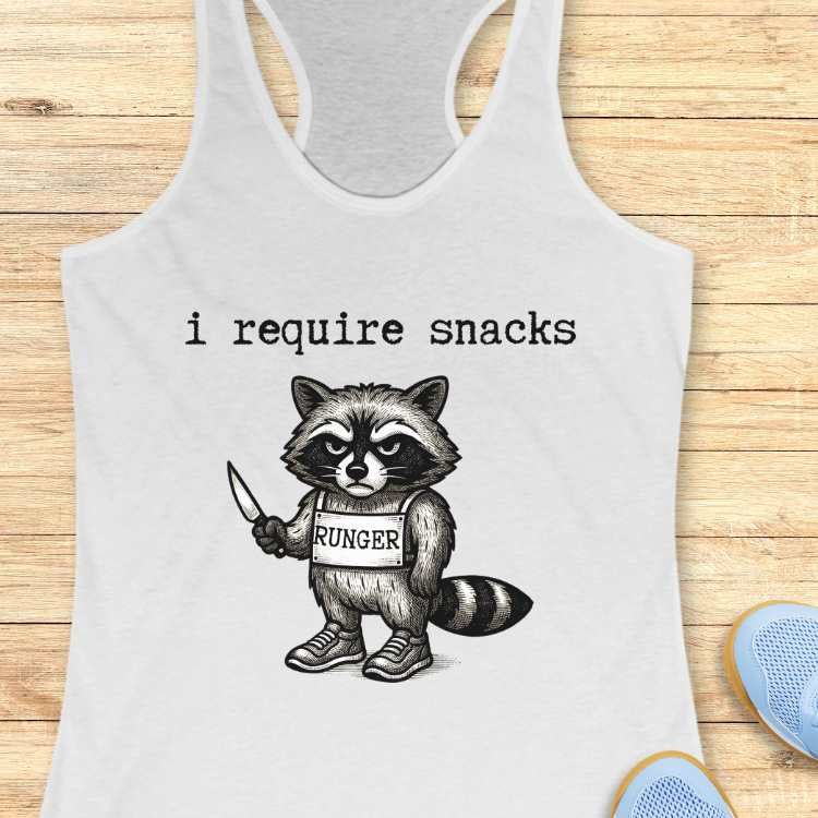 Vintage Require Snacks Tank Top