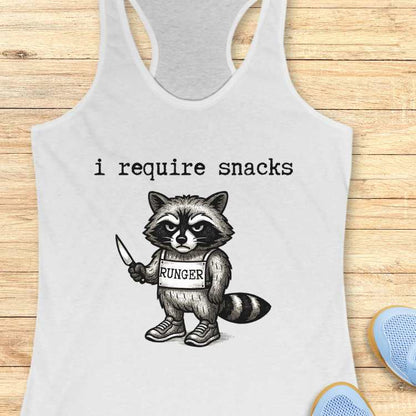 Vintage Require Snacks Tank Top