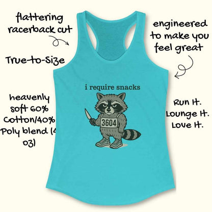 I require Snacks Tank Top