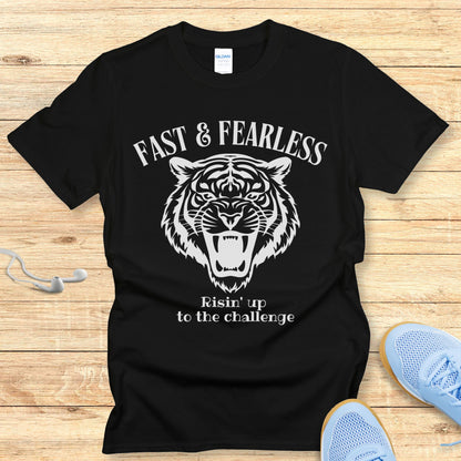 Running Shirt for Women Empowering Tshirt Fast & Fearless
