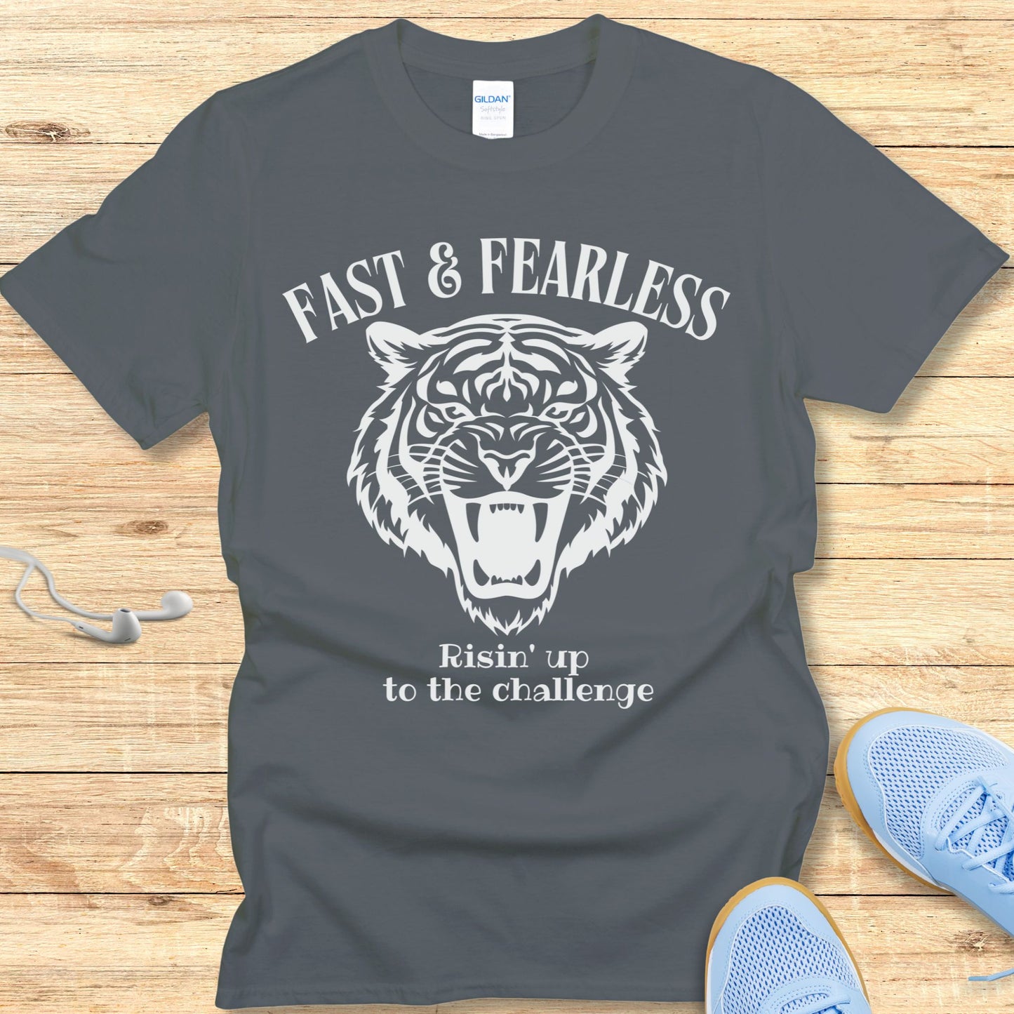 Running Shirt for Women Empowering Tshirt Fast & Fearless