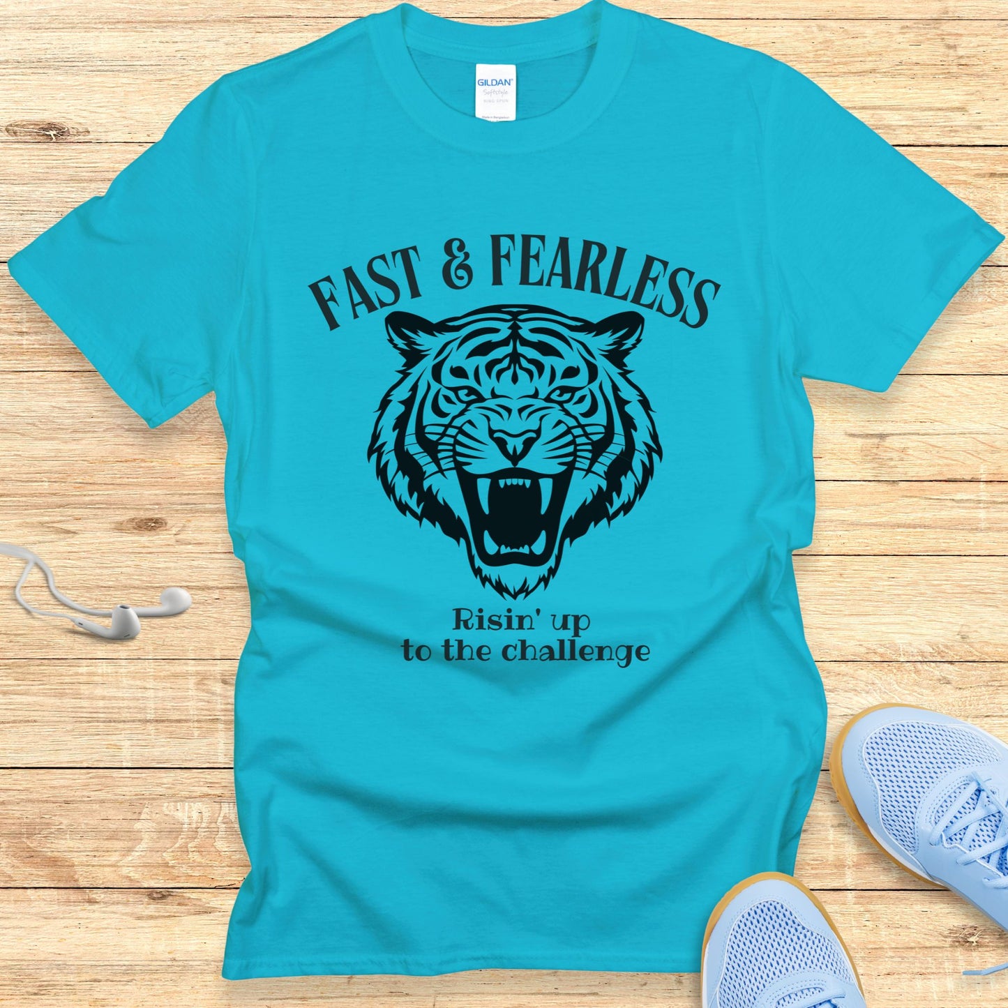 Running Shirt for Women Empowering Tshirt Fast & Fearless