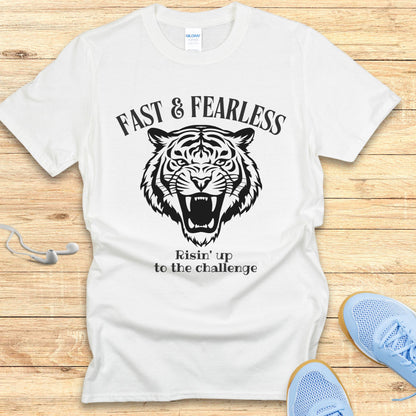 Running Shirt for Women Empowering Tshirt Fast & Fearless