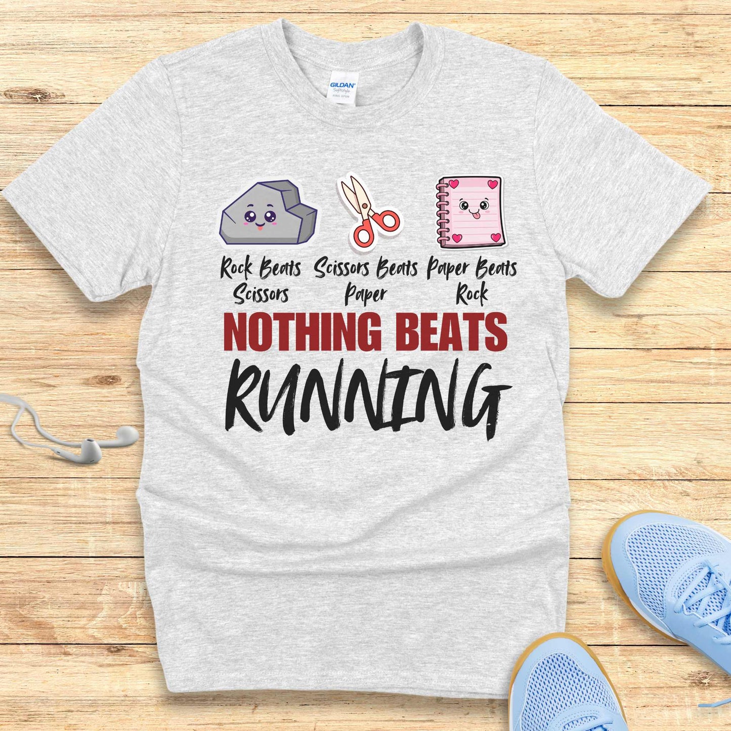 Funny Running Shirt Women Runners T-Shirt Nothing Beats Running