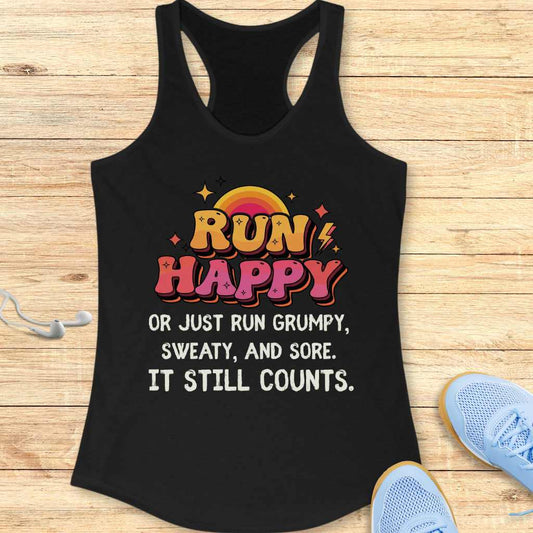 Run Happy Tank Top