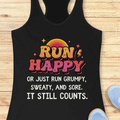 Run Happy Tank Top