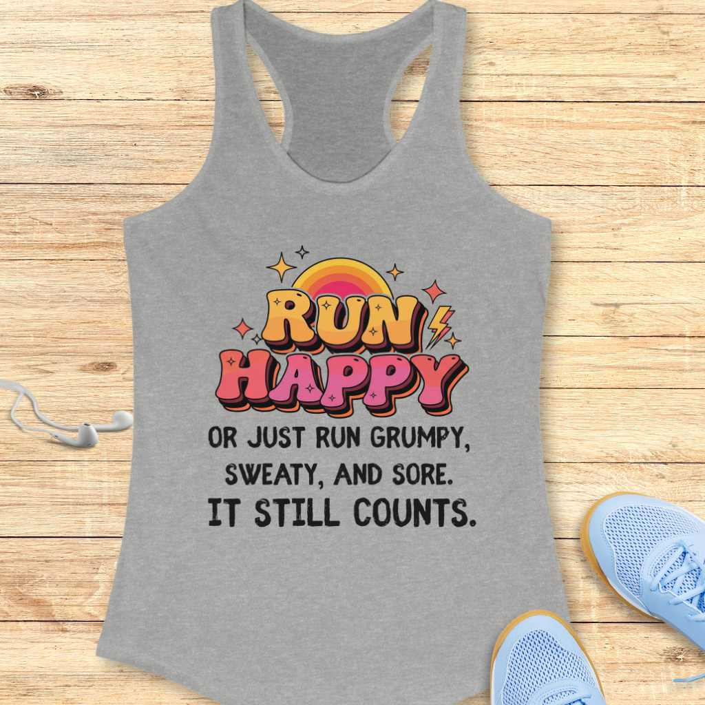 Run Happy Tank Top