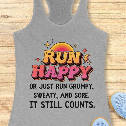 Run Happy Tank Top