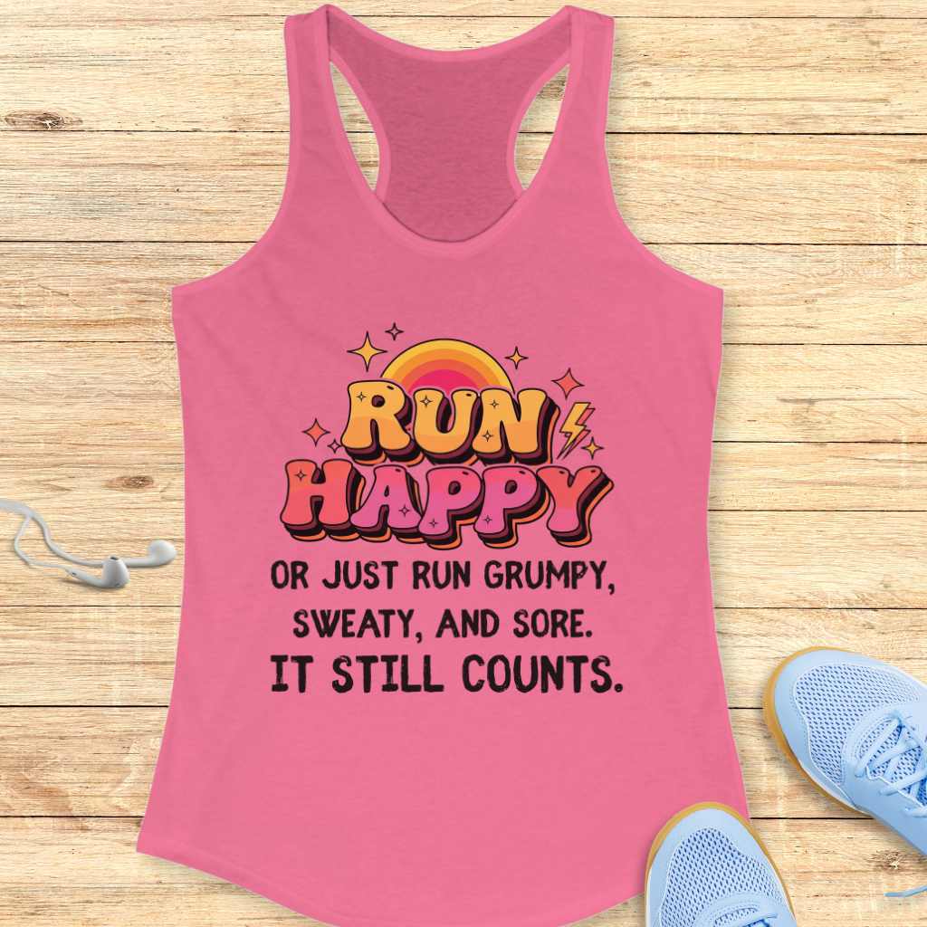 Run Happy Tank Top