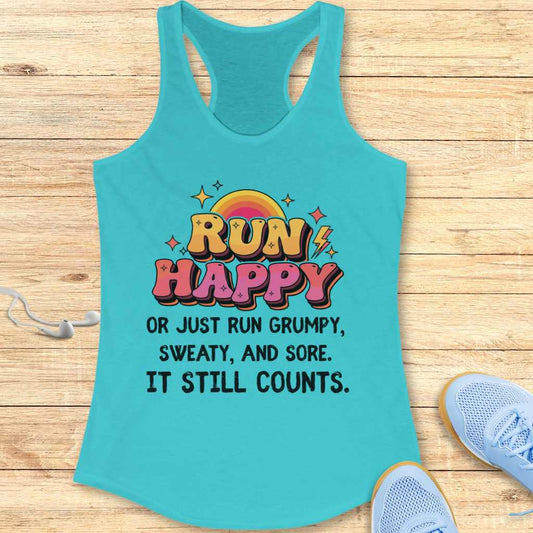 Run Happy Tank Top