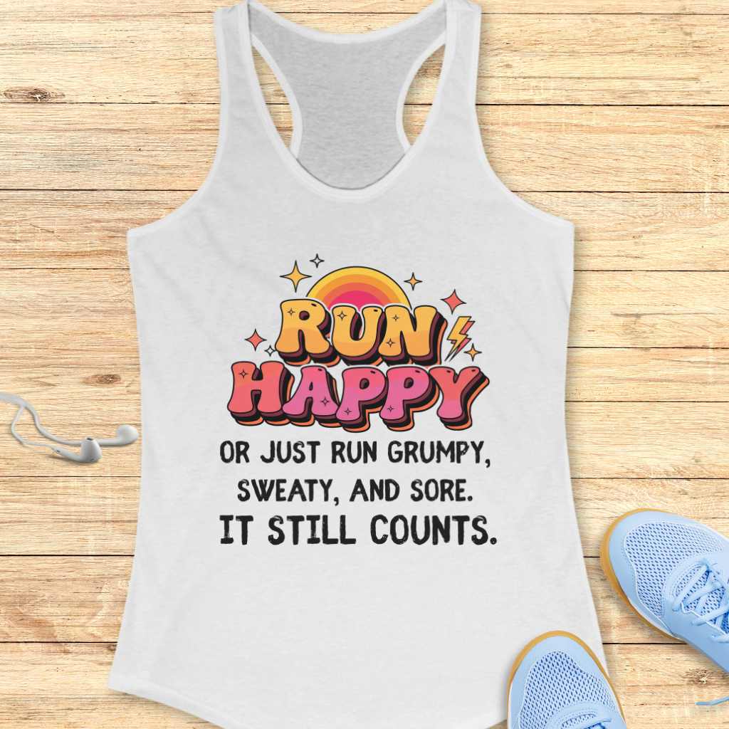 Run Happy Tank Top