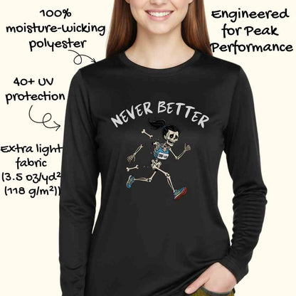 Never Better Moisture-Wicking & Lightweight Performance Running Shirt