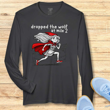 Dropped The Wolf Moisture-Wicking & Lightweight Performance Running Shirt