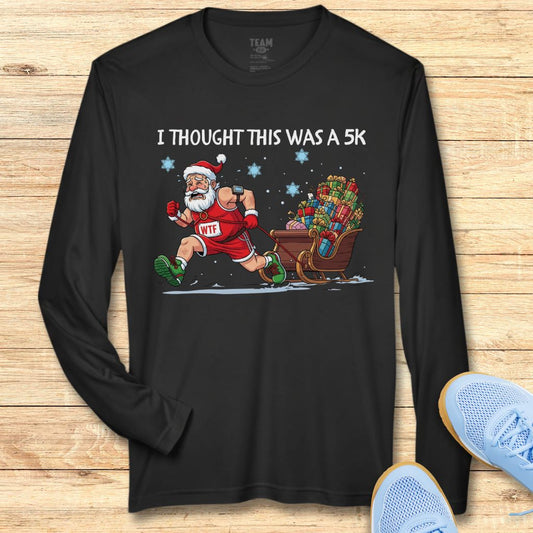 5K Santa Moisture-Wicking & Lightweight Performance Running Shirt