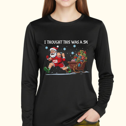 5K Santa Moisture-Wicking & Lightweight Performance Running Shirt