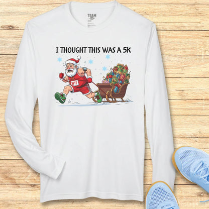 5K Santa Moisture-Wicking & Lightweight Performance Running Shirt