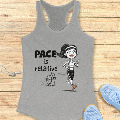 Pace Is Relative Tank Top
