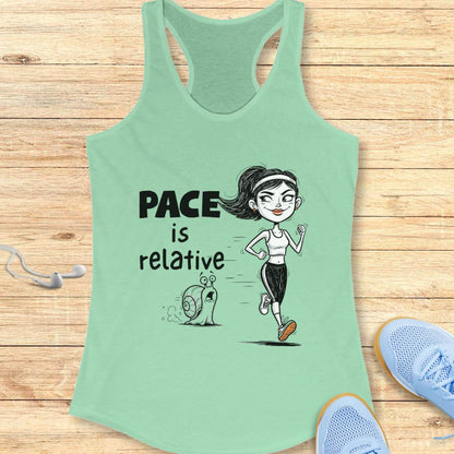 Pace Is Relative Tank Top