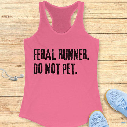 Feral Runner Don't Pet Tank Top