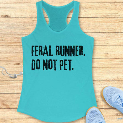 Feral Runner Don't Pet Tank Top