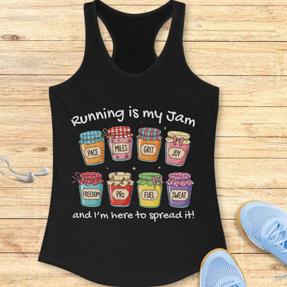 Running Is My Jam Tank Top