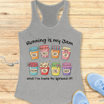 Running Is My Jam Tank Top