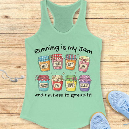 Running Is My Jam Tank Top