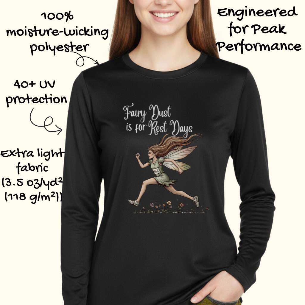 Fairy Dust Moisture-Wicking & Lightweight Performance Running Shirt