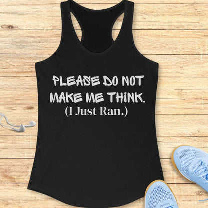 I Just Ran Tank Top