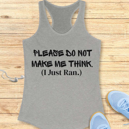 I Just Ran Tank Top