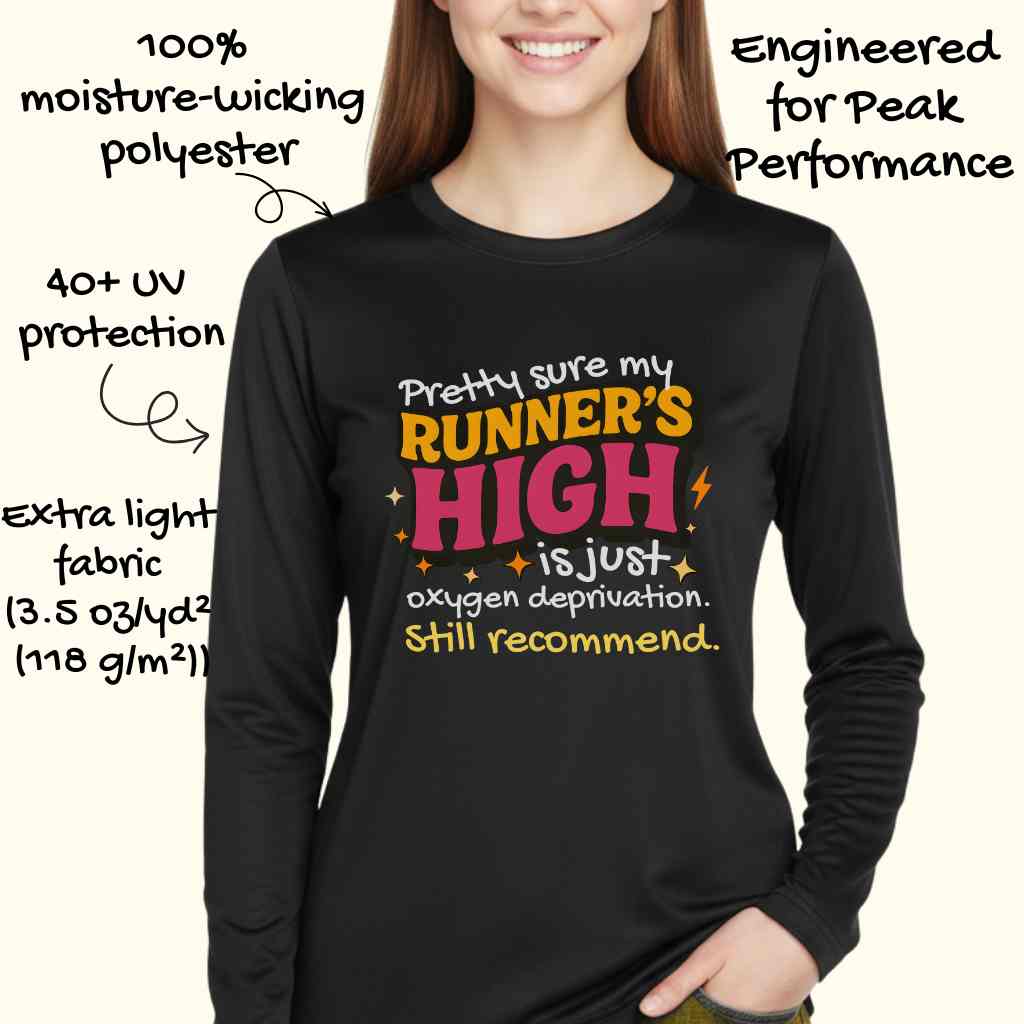 Oxygen Deprivation Moisture-Wicking & Lightweight Performance Running Shirt