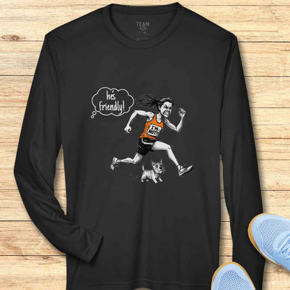 He is Friendly Moisture-Wicking & Lightweight Performance Running Shirt