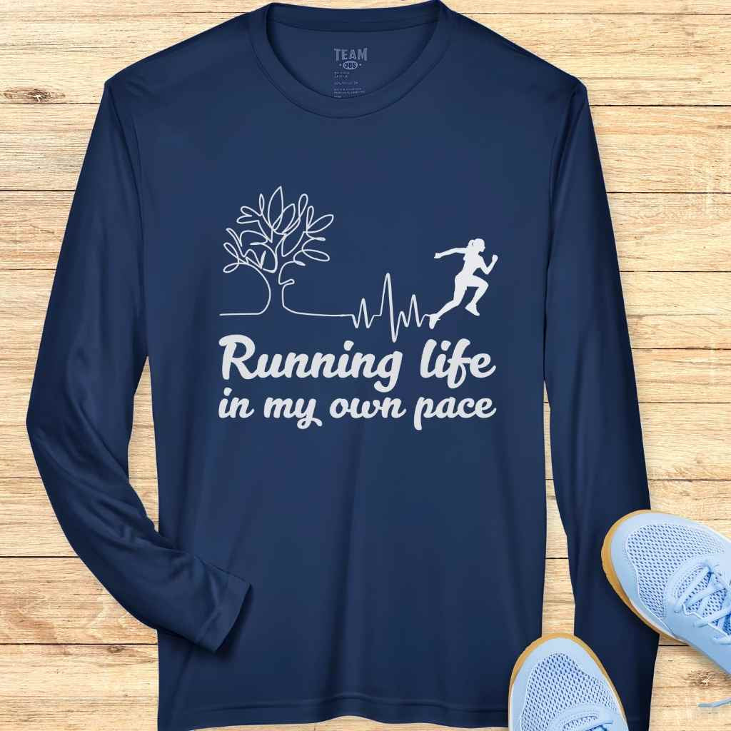 Running Life Moisture-Wicking & Lightweight Performance Running Shirt