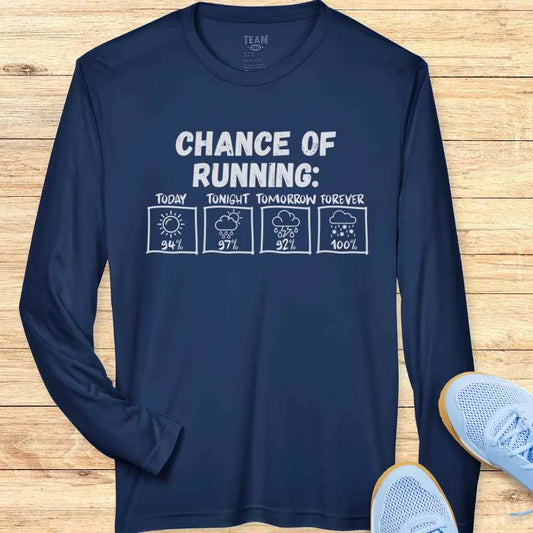 Chance of Running Moisture-Wicking & Lightweight Performance Running Shirt