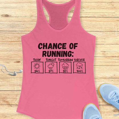 Chance of Running Tank Top