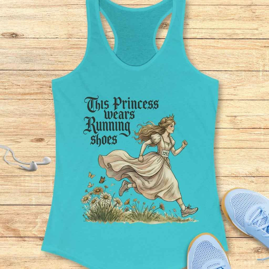 Running Shoes Princess Tank Top