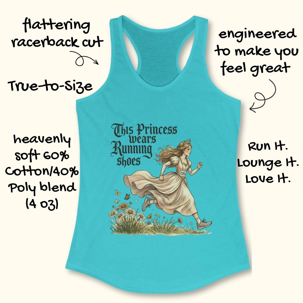 Running Shoes Princess Tank Top