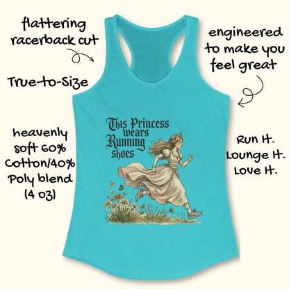 Running Shoes Princess Tank Top