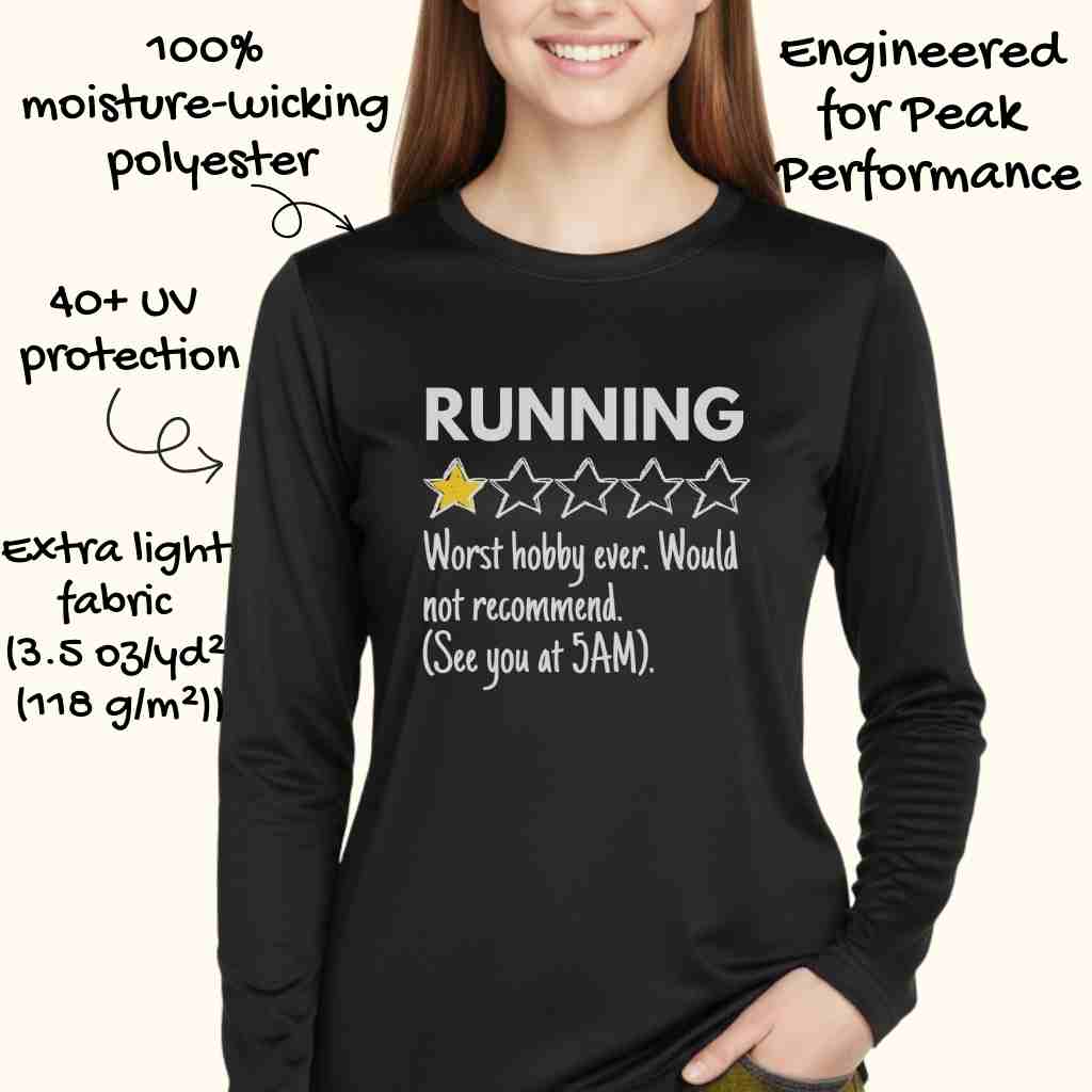 Worst Hobby Moisture-Wicking & Lightweight Performance Running Shirt