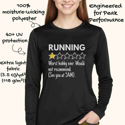 Worst Hobby Moisture-Wicking & Lightweight Performance Running Shirt