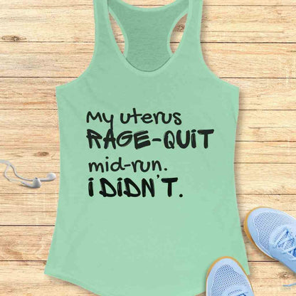 Uterus Rage-Quit Tank Top