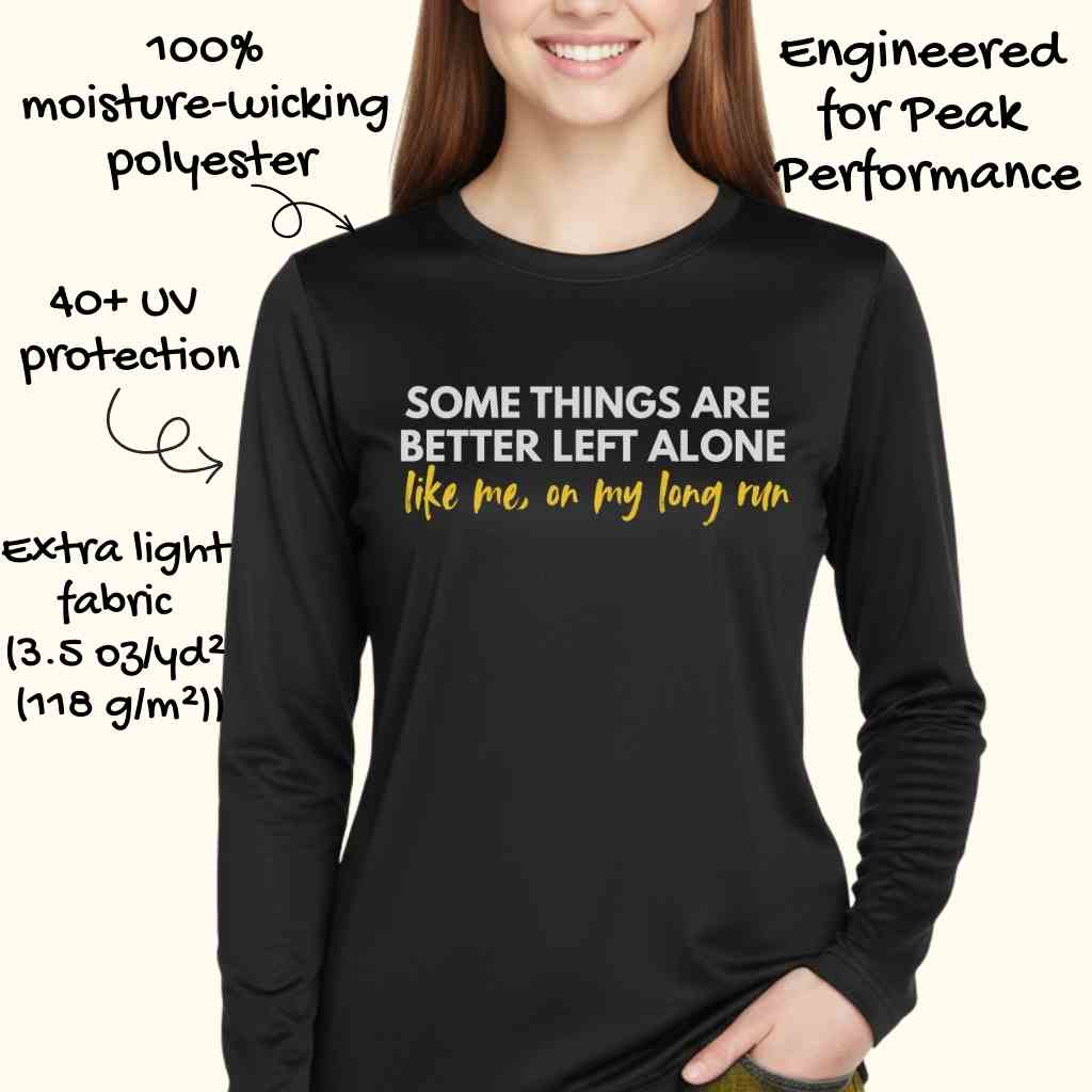 Better Left Alone Moisture-Wicking & Lightweight Performance Running Shirt