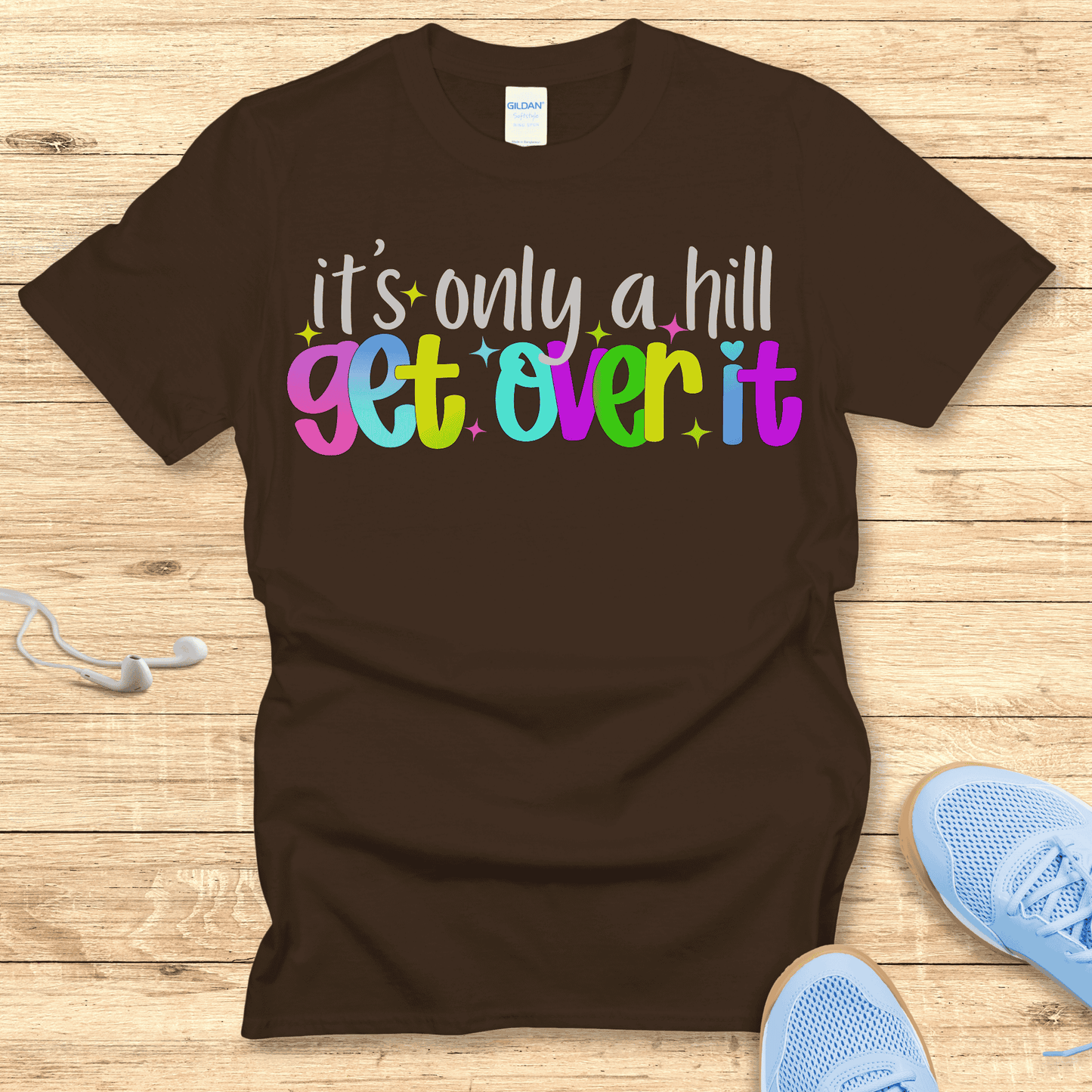 Get Over It T-Shirt– Funny Women’s Running Shirt
