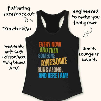 Awesome Runs Along Tank Top