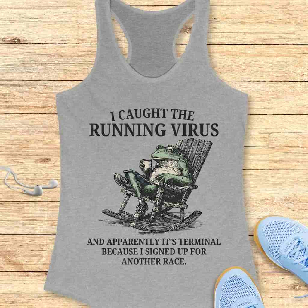 Caught Running Virus Tank Top